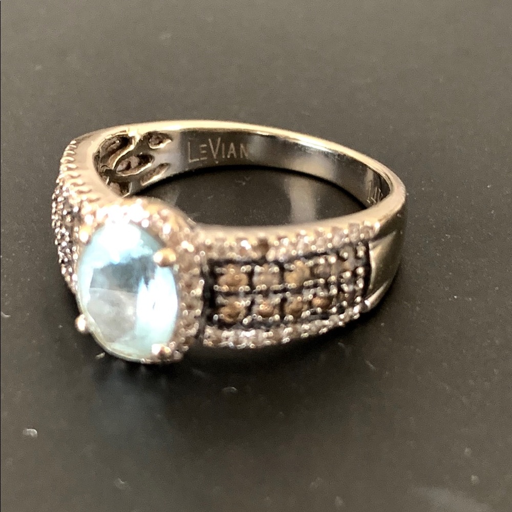 LeVian Sea Blue Aquamarine ring